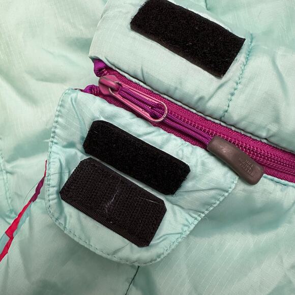 The North Face Youth Dolomite 3S Sleeping Bag Heat Seeker Blue Pink Purple Camp - Picture 9 of 11